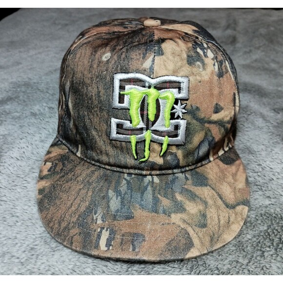 **Very Rare** Monster Energy Collab W/ DC Camo Collectors Hat Original Sportsman - Picture 13 of 15